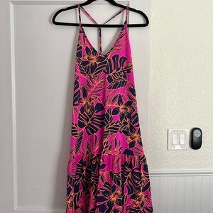 Maaji halter tiered maxi dress